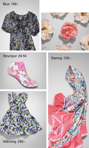 Aperçu de la collection printemps été 2010 H h&m flower power 2