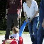 Jennifer Garner se promène avec sa fille cadette, Seraphina