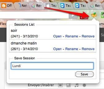 google chrome sauvegarde session 1 Chrome: sauvegardez et restaurez vos sessions précédentes