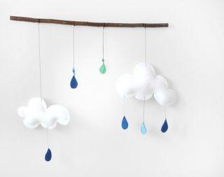 Dans les nuages ... Mobile nuage butter flying