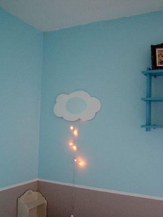 Dans les nuages ... Miroir nuage divine deco