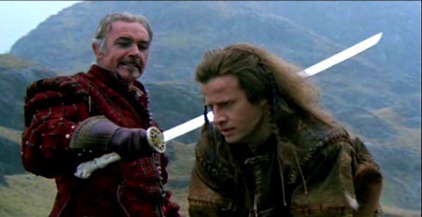Sean Connery d'avoir perdu contre les Highlanders l'autre fois mais là, j'ai décidé de découper du Jedi avec sa Western Force, très obscure cette année.