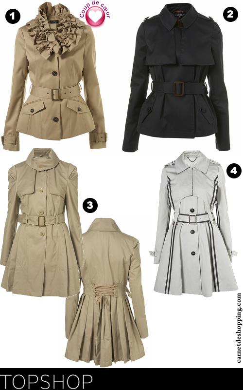trench topshop