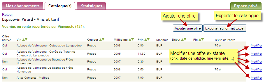 17-03-2010 14-21-10 Gestion catalogue de vins