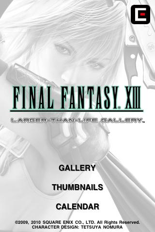 [News : Apps ] ENFIN LE VOILA !!! Final Fantasy XIII !
