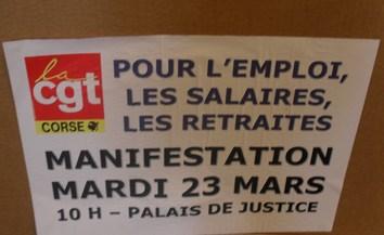 Exclu: 5 organisations syndicales appellent à la grève mardi prochain en Corse.