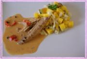 Cliquez pour agrandir : Filet de maquereaux aux épices et sa composé Filet de maquereaux aux épices et sa composé