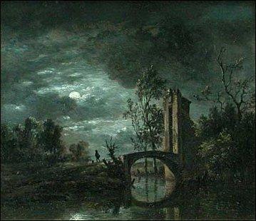 lantara paysage au clair de lune