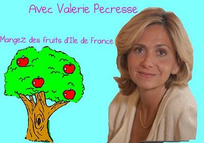 Avec Valérie Pécresse, mangeons des fruits d'Ile de France !