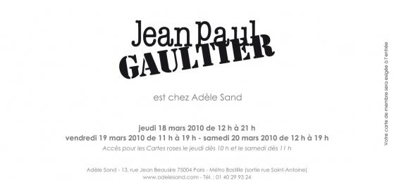 La vente privée Jean Paul Gaultier 01