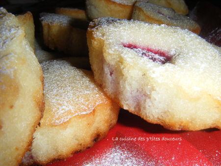 Financiers chocolat blanc et framboises DSCF4276