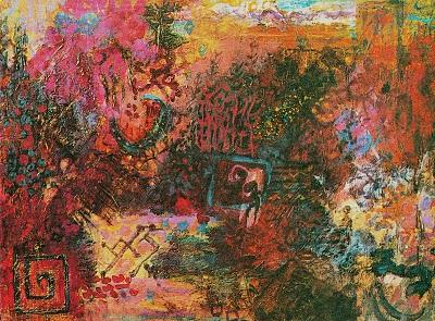 Variation sur un thème d'Ali-Khodja: Une abstraction irisée pour dire la solitude. Variation sur un thème d'Ali-Khodja: Une abstraction irisée pour dire la solitude.