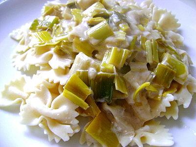 Pâtes aux Poireaux Pâtes aux Poireaux