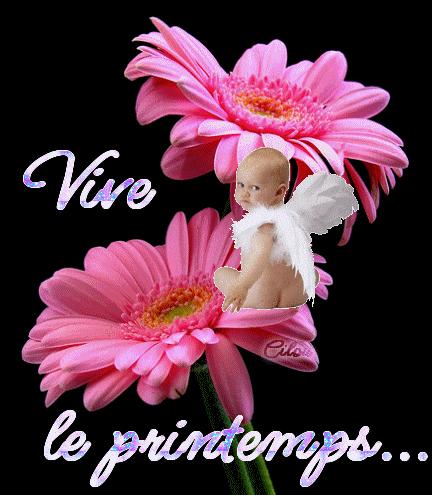 Bonjour, vive le printemps vive le printemps