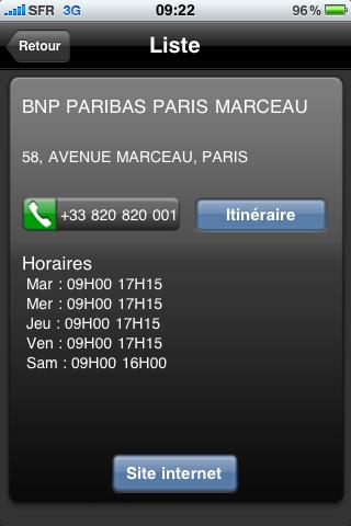 [News : Apps] : Trouvez votre point BNP Paribas