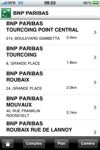 [News : Apps] : Trouvez votre point BNP Paribas