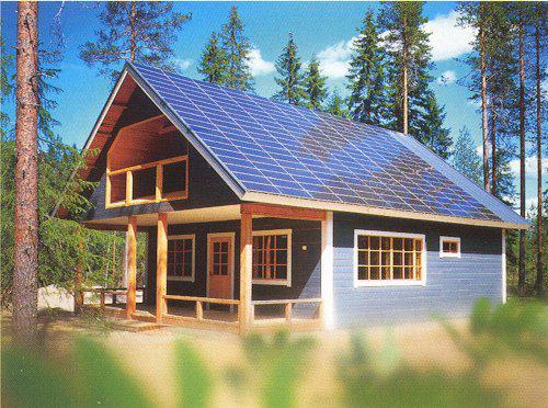 maison  solaire photovoltaique