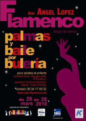Arte flamenco avec Angel Lopez vendredi, samedi et dimanche à Bastia.