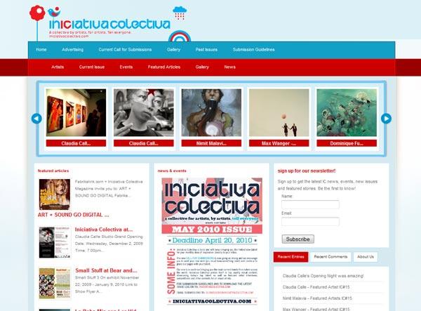 iniciativacolectiva Les 9 meilleurs Magazines d’art visuel en ligne !