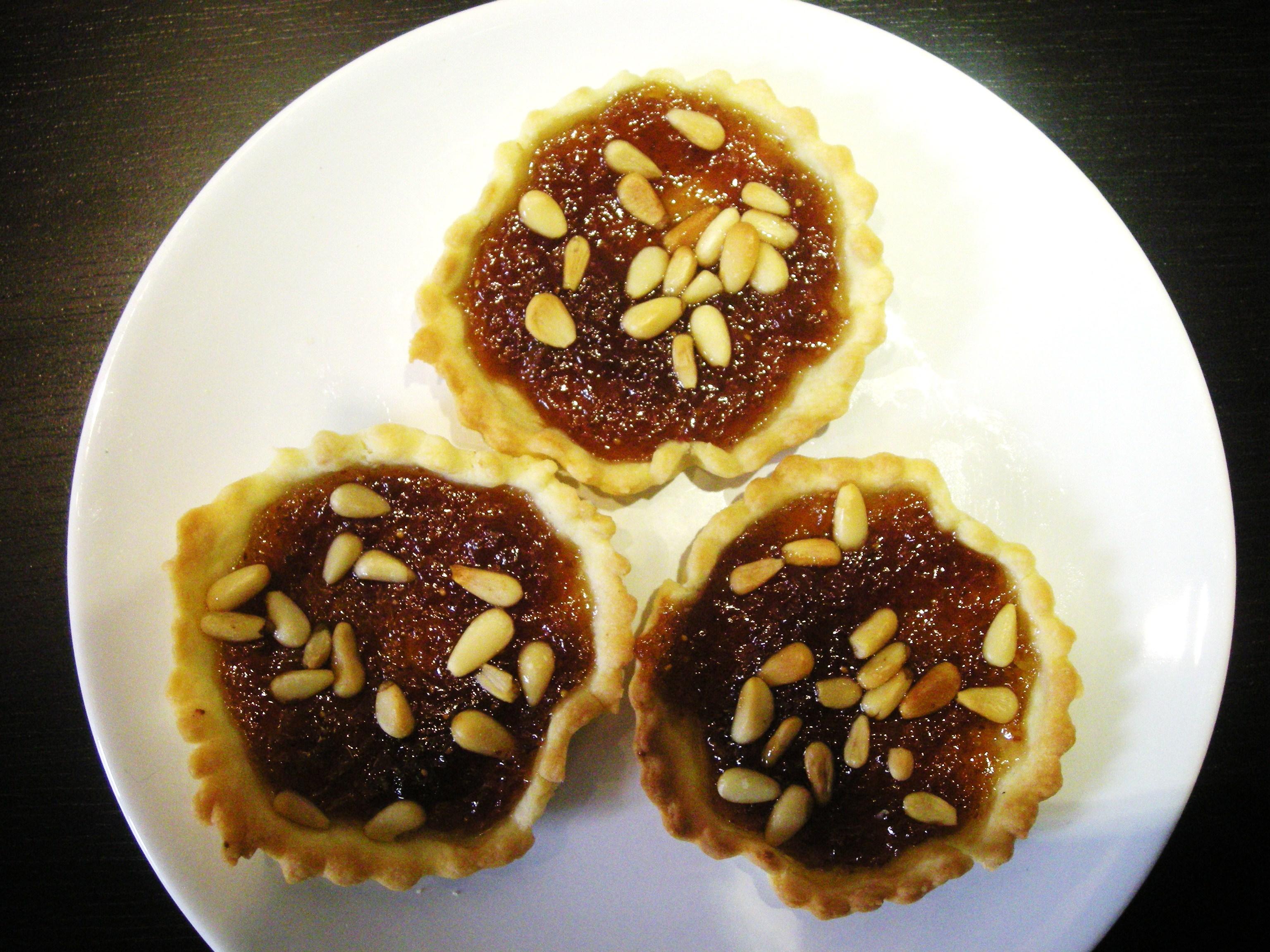 Recette dessert blog partenaire : “Mini-tartelettes figues-pignons”