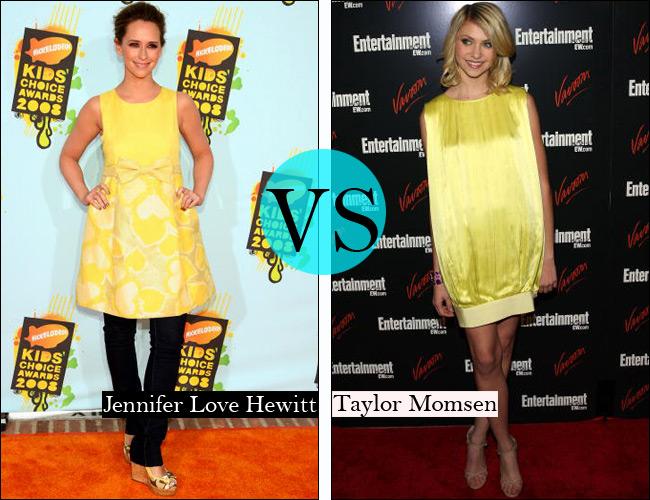 Le battle de la semaine : la robe jaune