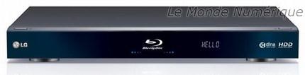 Le lecteur Blu-ray LG BD590 devient la platine LG HR500 TNT HD, prix et détails