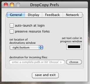 logiciels  Dropcopy   Transfert de fichiers entre Mac