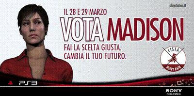Kratos et Madison se présentent aux élections en Italie