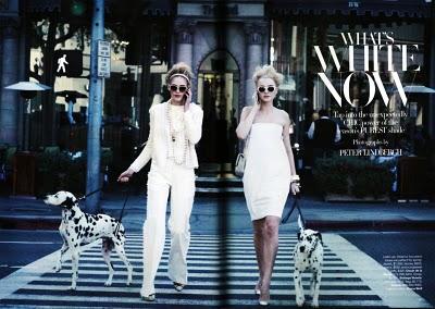★ White Night ★ : Jessica Stam & Heidi Mount for Harper’s Bazaar (US April 2010) ★