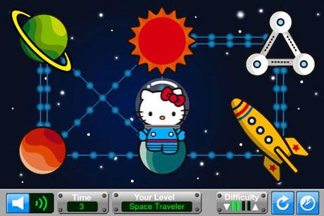 Applications Iphone : Hello Kitty Space Travel Puzzle
