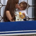 Tendre moment entre Angelina Jolie et son fils Knox Leon