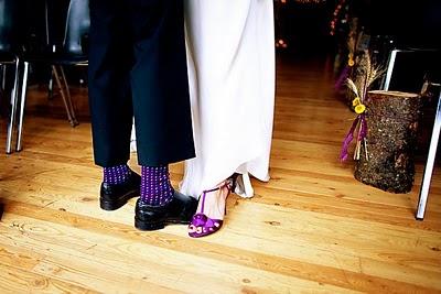 Des chaussures de mariage violettes? Oui, je le veux !