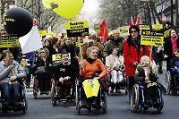 Les handicapés dans la rue aujourd'hui samedi contre la pauvreté