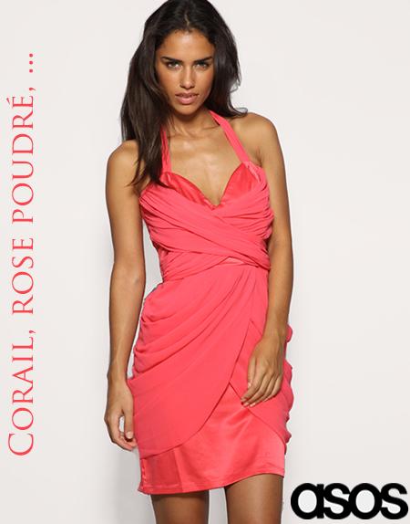 Asos robes corail