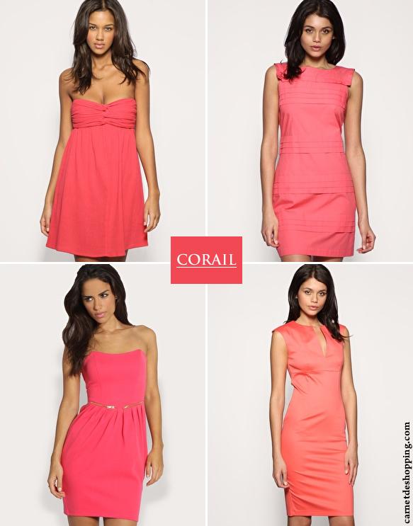 Asos robes corail