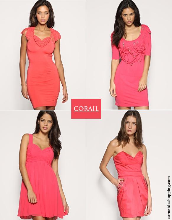 Asos robes corail