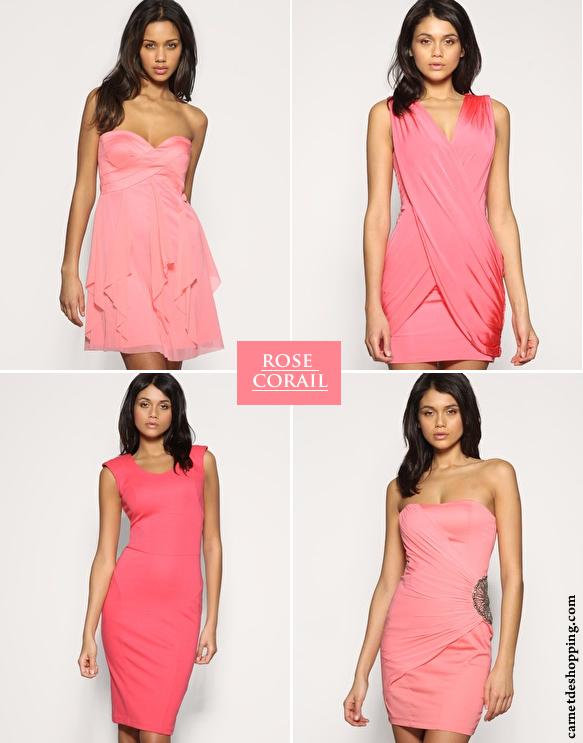 Asos robes corail