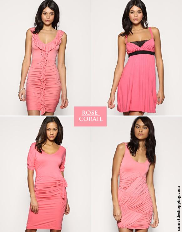 Asos robes corail
