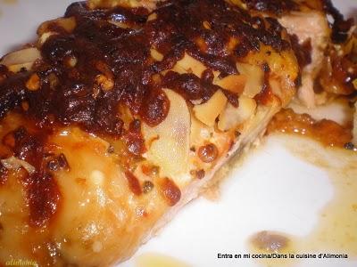 Salmon almendras-queso / Saumon aux amandes et au fromage