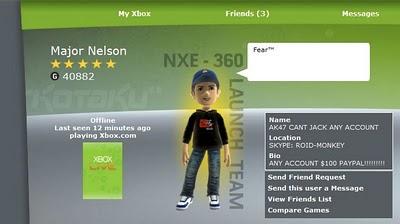 Major Nelson s'est fait hacker Major Nelson s'est fait hacker