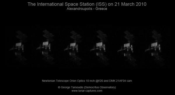 La Station Spatiale Internationale, le 21 Mars 2010