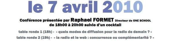 Colloque le 7 avril 2010 - Radio 2.0 : l'Internet et le Numérique sont-ils l'avenir de la Radio ?