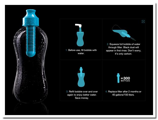 Bobble, la bouteille filtrante et recyclée Bobble, la bouteille filtrante et recyclée