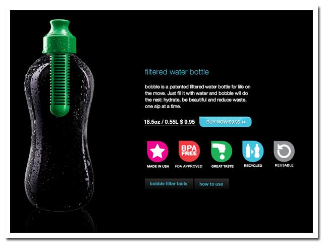 Bobble, la bouteille filtrante et recyclée Bobble, la bouteille filtrante et recyclée