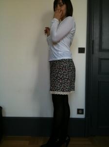 Jupe Liberty 3ème cours de couture chez Matière Active