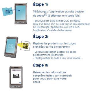 Process_carrefour2 Carrefour taggue 2D ses produits