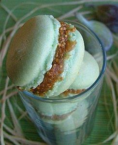 Vous pouvez maintenant voter... macaron à la figue & à l'huile d'olive