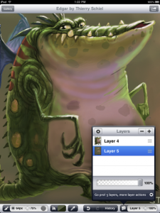 screenshot3 Layers : premières images de la version iPad