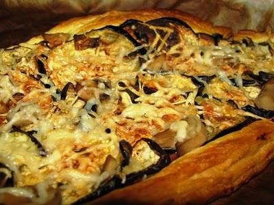 Tarte fine aux aubergines Tarte fine aux aubergines