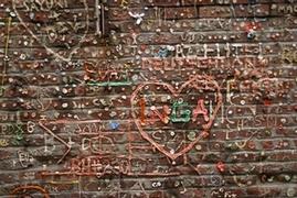 Mur de chewing-gum à Seattle Mur de chewing-gum à Seattle